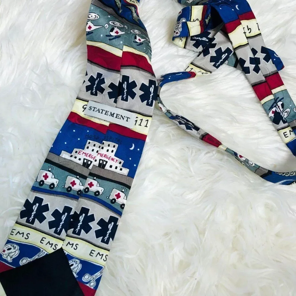 Doctor Medicine‎ Themed Mens Tie